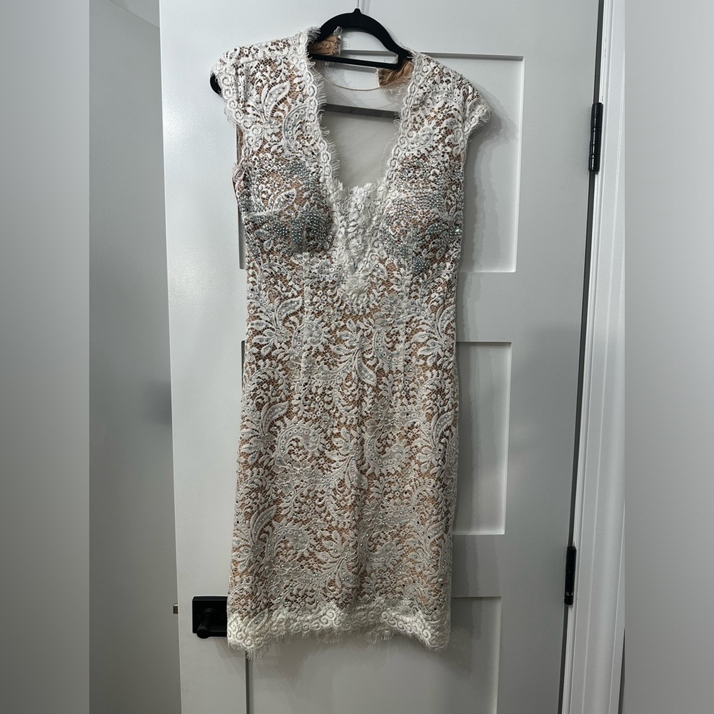 Stunning Jovani Lace Cocktail Dress